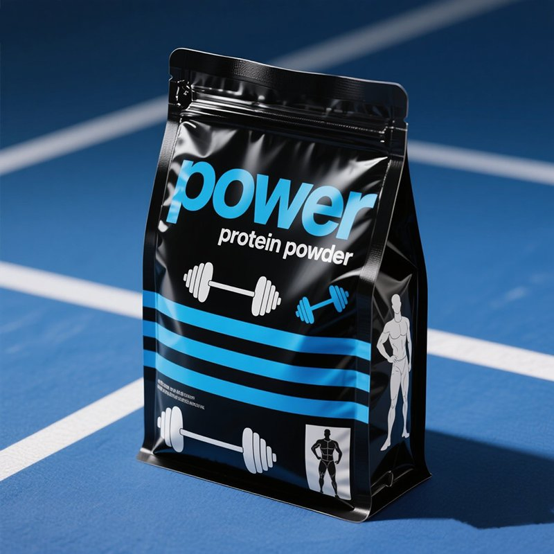 Creatine Powder Packaging Plastic Bags Food Grade Stand up Pouch with Spout Zipper