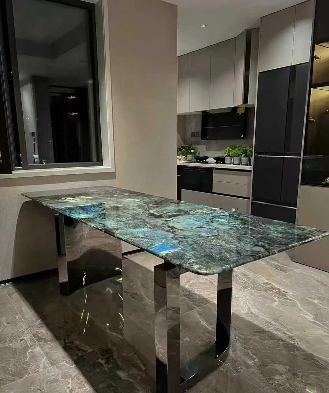 Popular Style Blue Labradorite 2025 Background Wall Flooring