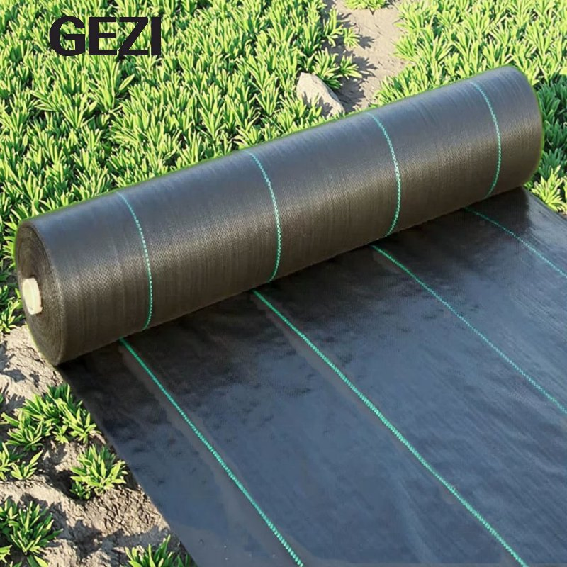 PP Woven Membrane Ground Cover Anti Grass Weed Control Cloth Blocker Mulch Film Landscape Fabric Barrier Weed Mat