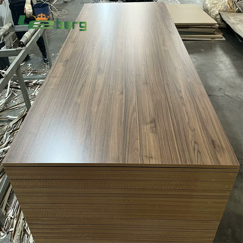 1.2mm, 1.5mm, 1.7mm Synchronized Melamine Laminated MDF Melamine Recon Plywod