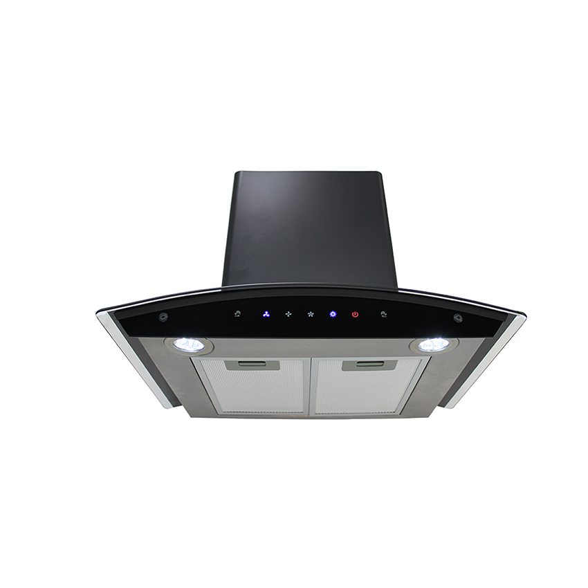 60cm Super Suction Curved Kitchen Hood Wall-Mounted Classical Curved Range Hood