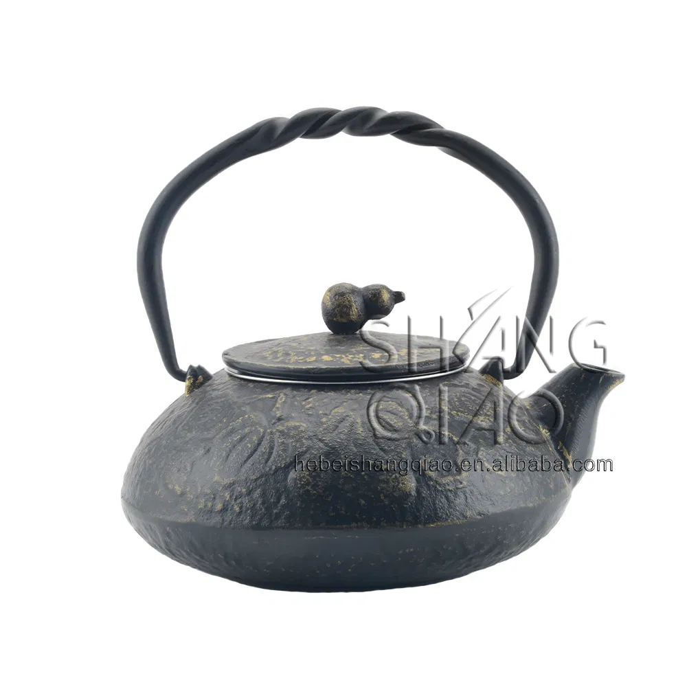 Чугунный чайник с крышкой-горлянкой, 550 мл