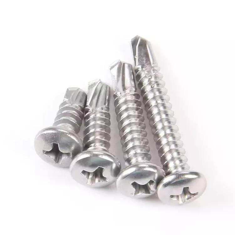 Manufacure Fasteners M3 M6 M8 Pan Head Screw Furniture Metal Stainless Steel Self Drilling Screw