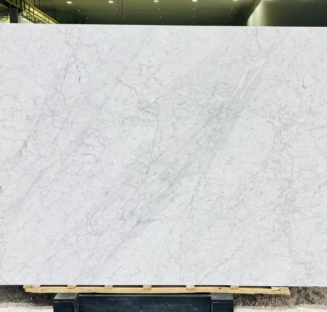 Полированный мрамор Bianco Carrara белый для пола и стен
