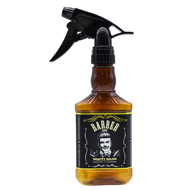 Popular Retro Style Salon Barber Plastic Hair Spray Bottles Pet Trigger Recycled Mist Spray Bottle