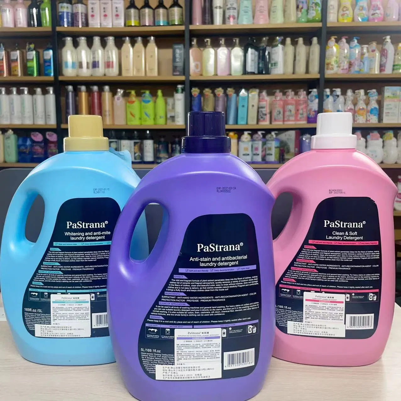 Floral Fragrance Lavender Rose Chamomile Antibacterial Laundry Detergent 5L