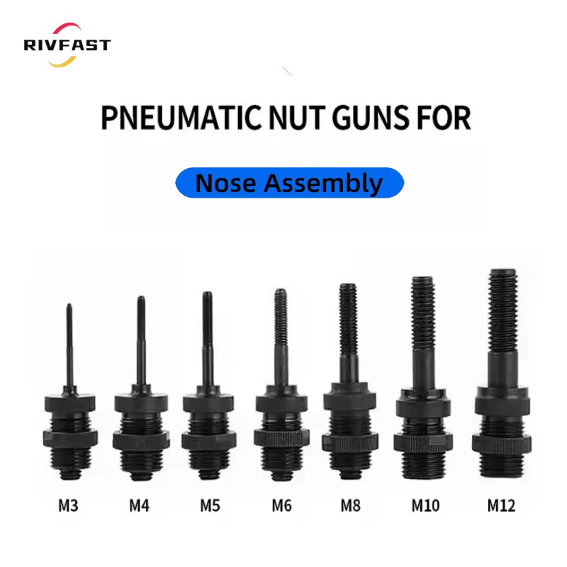 Пневматическая заклепочная машина для резьбовых гаек M3-M12