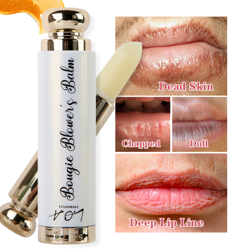 Organic Moisturizing Lightening Exfoliate Skin to Improve Lip Lines Honey Lip Blam