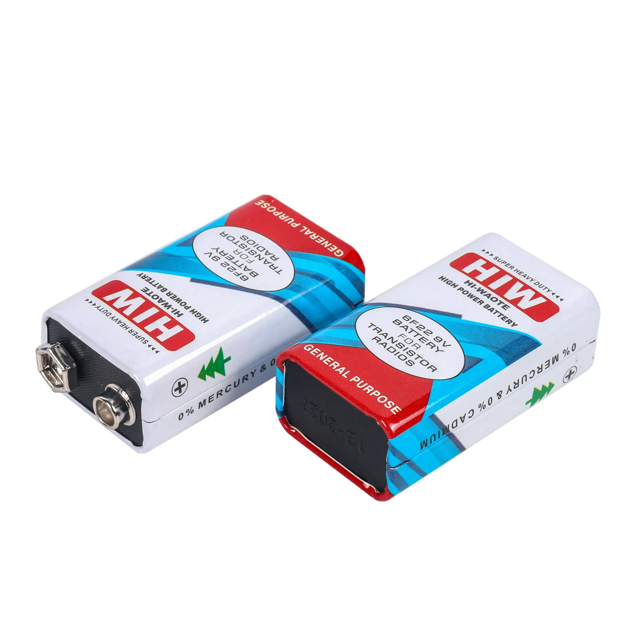 Батарейка 9V цинковая угольная Hiw