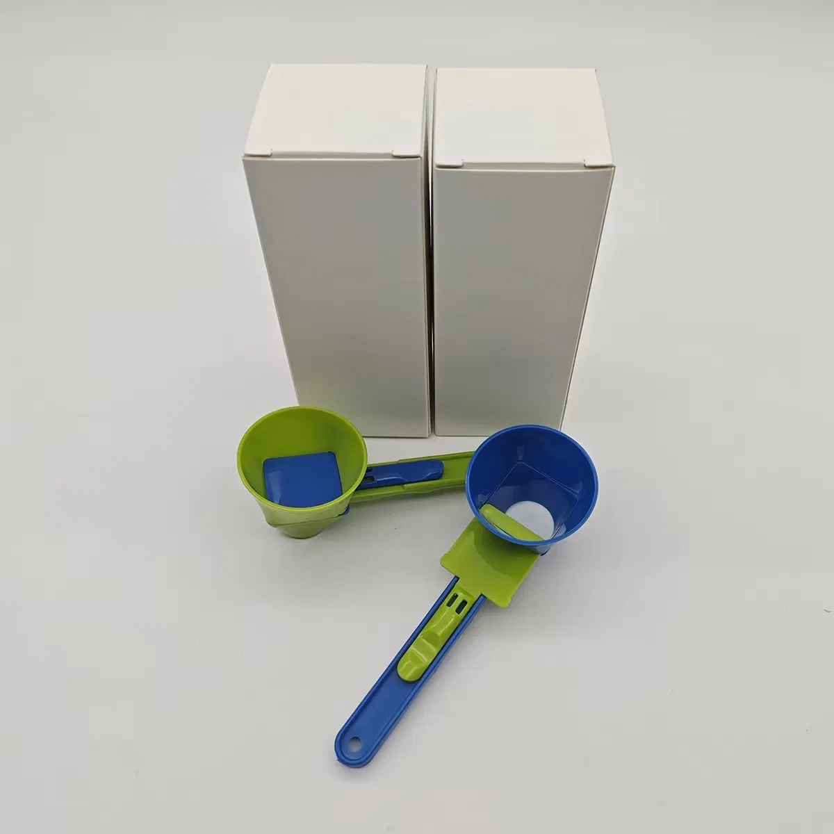 Coffee Leak Proof Scoop Mess Free Measuring Funnel Creative Protein Powder Sliding Scoop