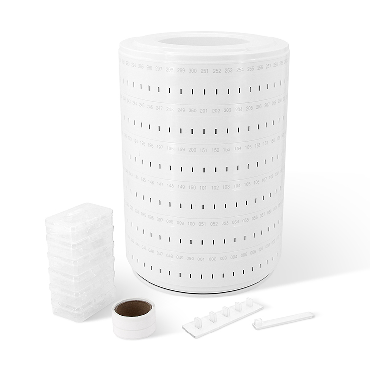 2025 New Design 300 Colors Removable Acrylic Nail Color Sample Plate Nail Polish Color Card