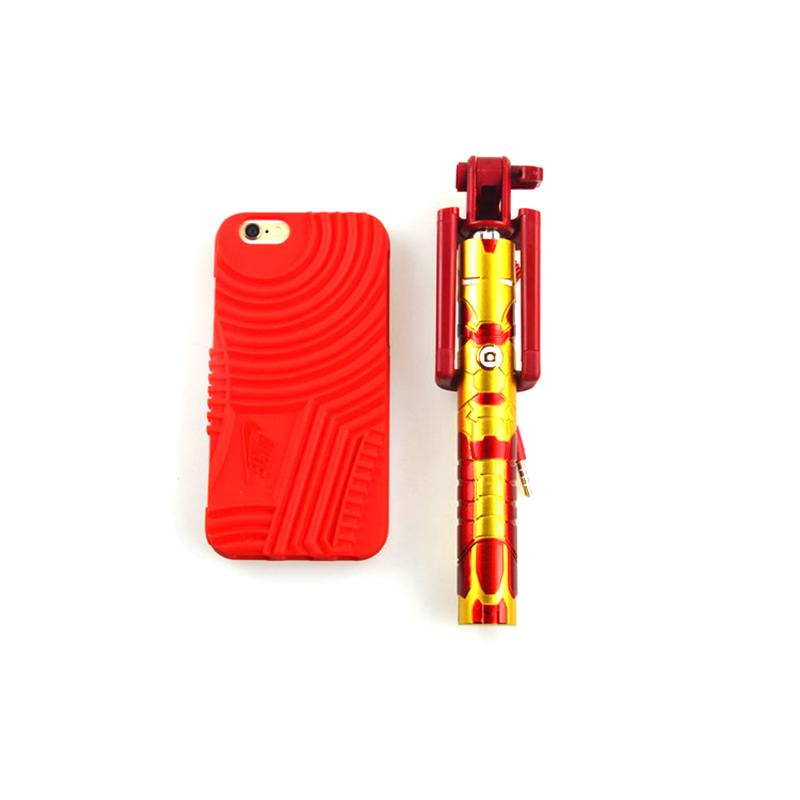 Монопод для селфи Iron Man с проводным управлением