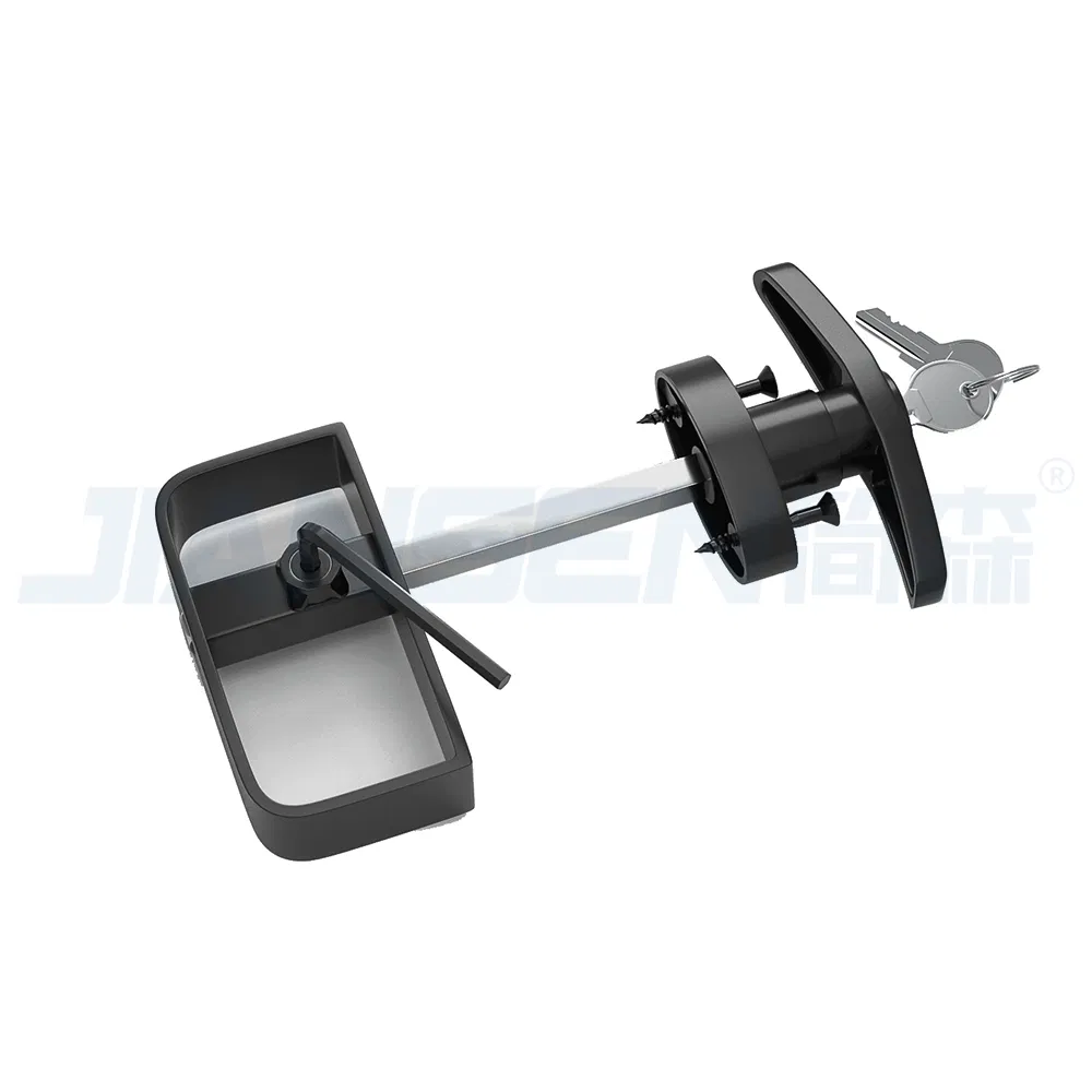Us Local Stock T-Handle Lock Shed Door Fence Gate Latch Kit with Key