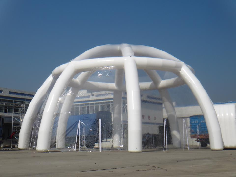 2023 New Attractive Inflatable Transparent Bubble Spider Tent for Sale