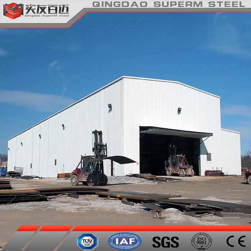 Metal Structural Prefabricated Garage Shed Steel Structure Warehouse