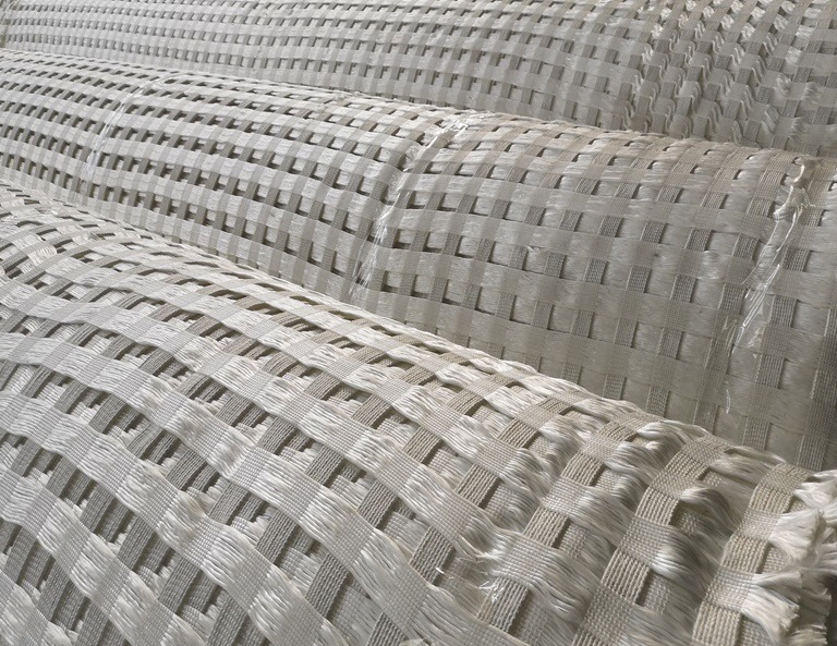 Geogrid Fiberglass 80-80kN/Glassfiber Geogrid CE