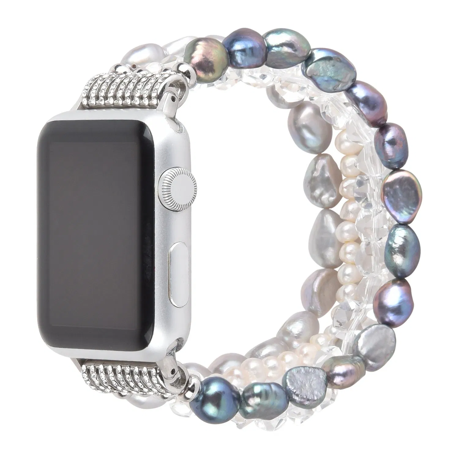 Women Jewelry Strap for Apple Watch Band Handmade Pearl Band 38/42mm Luxury Bracelet iWatch Serie 7 6 Se 5 4 3 40/44mm