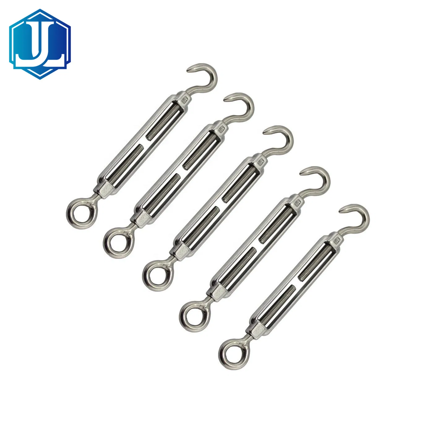 304 /316 Stainless Steel European Type Open Body Hook Eye Turnbuckle