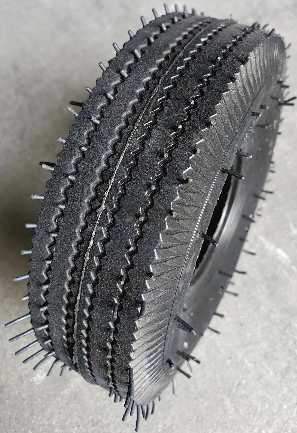 Sawtooth Pneumatic Tire & Tube 4.10/3.50-4 for Hand Truck Garden Wagon Cart Trolley Dolly Lawn Mover