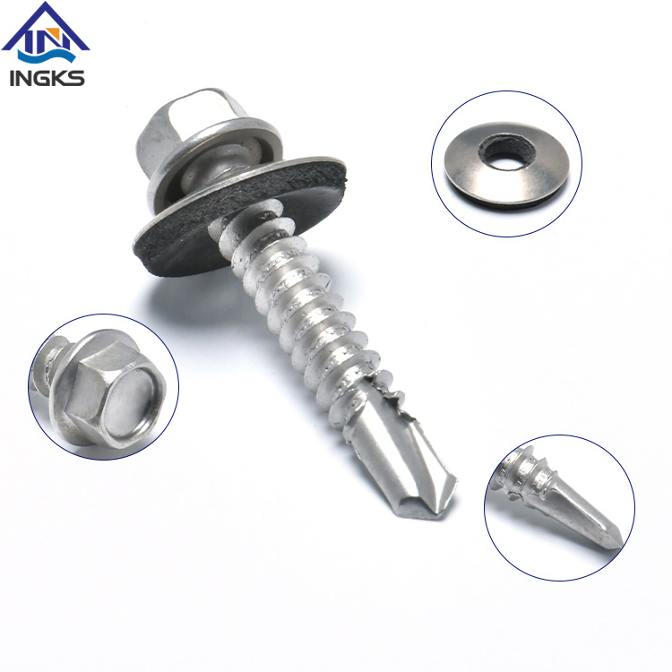 Stainless Steel 304 Phillips Pan Head Self Drilling Sheet Metal Screws