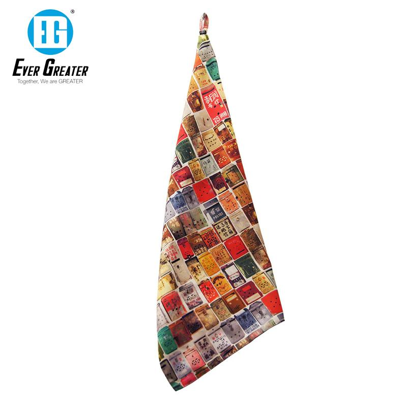 Chinese Factory Direct Personal Custom Cotton Wipe Stains Hot Reusable Kitchen Towels