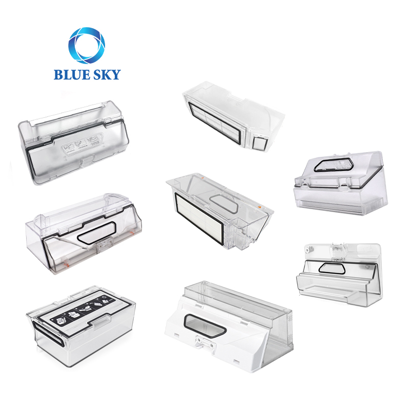 Robot Vacuum Cleaner Dust Bin Box Spare Parts for Roborock T7 T7s T8 Xiaomi S5 S50 S6 Mijia 1c G1 Stytj02ym Dreame W10 S10