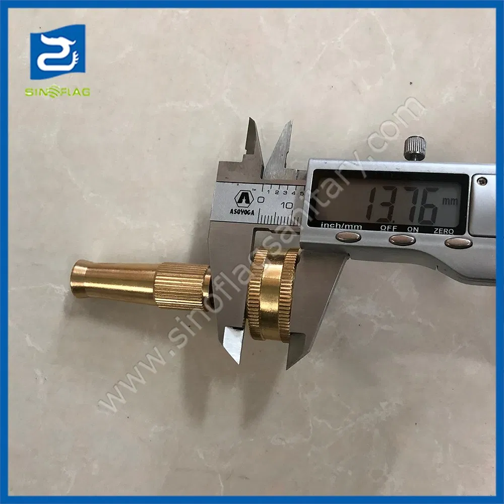Wholesale Pipe Adapter Male Thread Fitting Spray Water Garden Hose Brass Nozzle