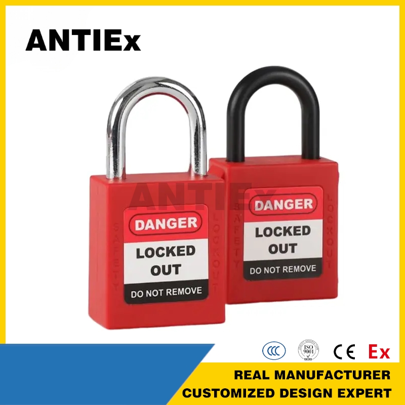Steel Shackle Loto Safety Padlock Lockout with Security Lock Master Key
