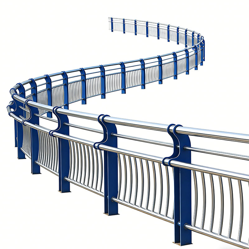 Customized River Guardrail for Urban Riverway