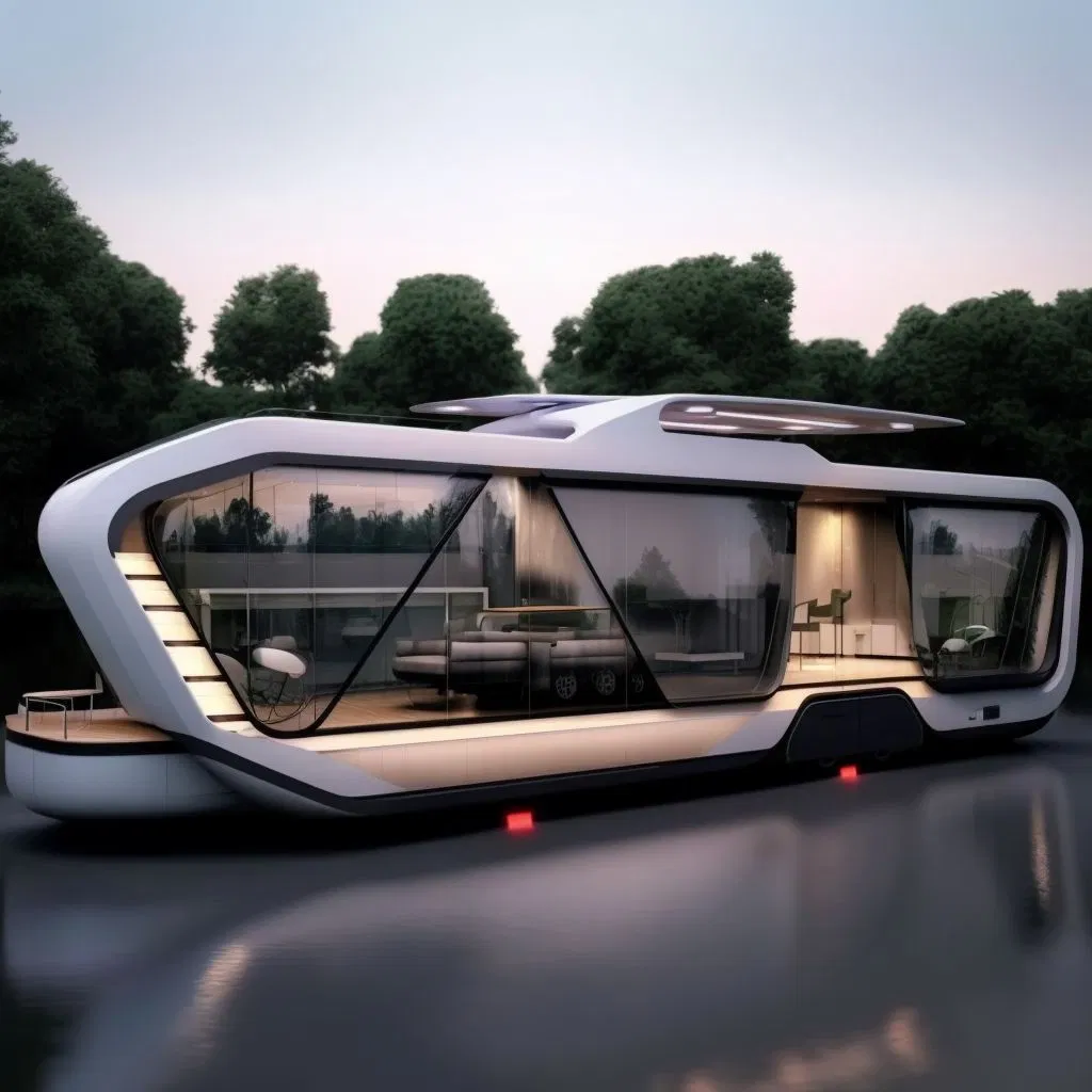 Modern Luxury Prefabricated Space Capsule Steel Structure Home Design Weatherproof Space Capsule