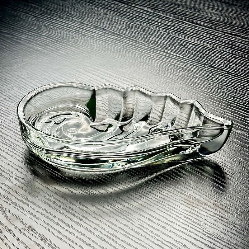 Customized Clear Glassware Home Dish Flat Glass Plate Decorative Glasses Fruit Plate