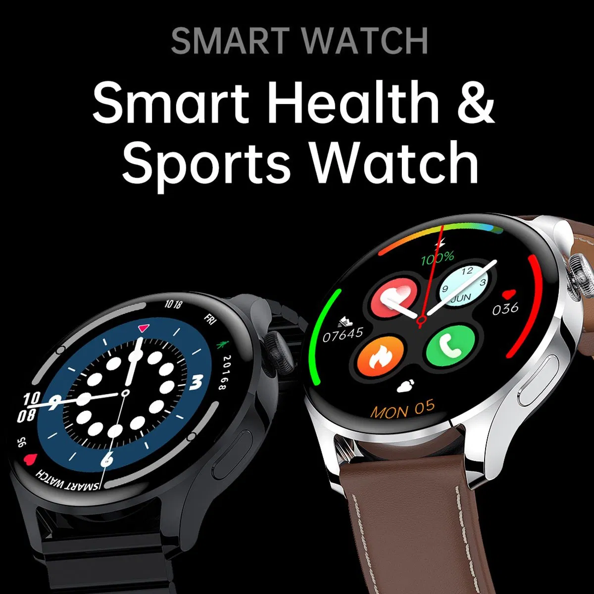 Умные часы M103 с HD-экраном и звонками, черный