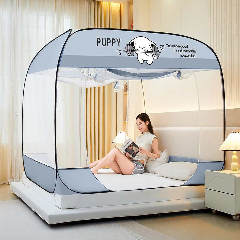Hot Selling Anti Dust Large Top Installation Free Mosquito Net Non Fluorescent and Anti Fall