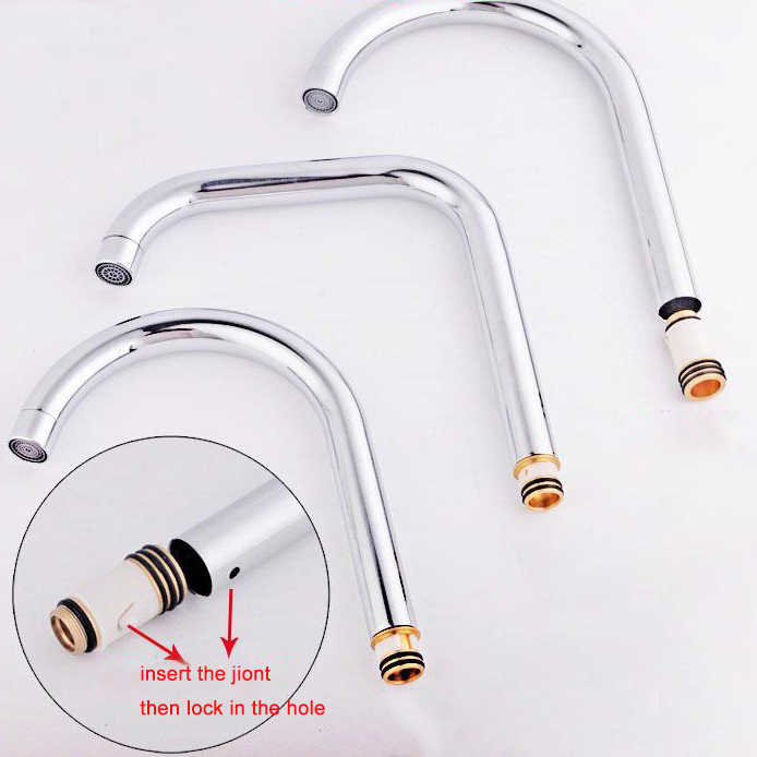 Factory OEM Faucet Parts Accessories Nipple Joint Brass Swing Spout Joint Connector 22/24/20mm