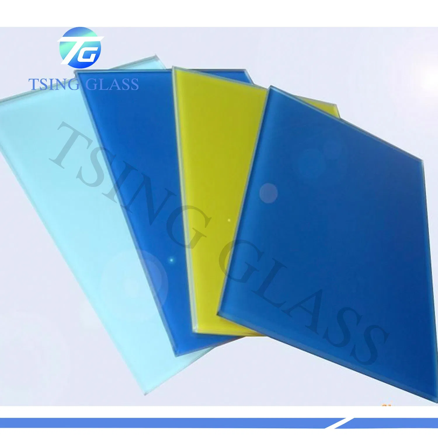 Customized Colors Printed Surface Tempered Silk Screen Glass for Electric Appliance