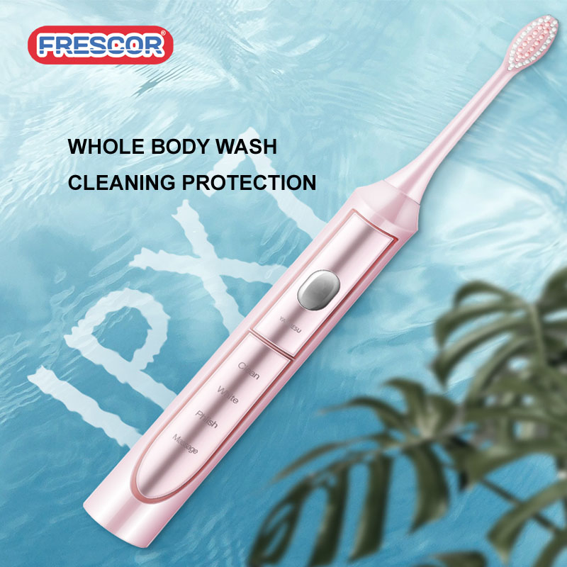 Rechargeable Ipx7 Waterproof Sonic Electric Toothbrush with 2min Timer