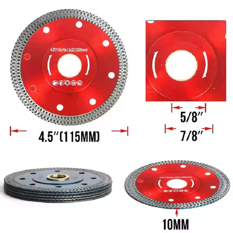 Made in China 115 Metal Cutting Circular Saw Blade Diamond Ring Saw Blade Cutting Tile Glass