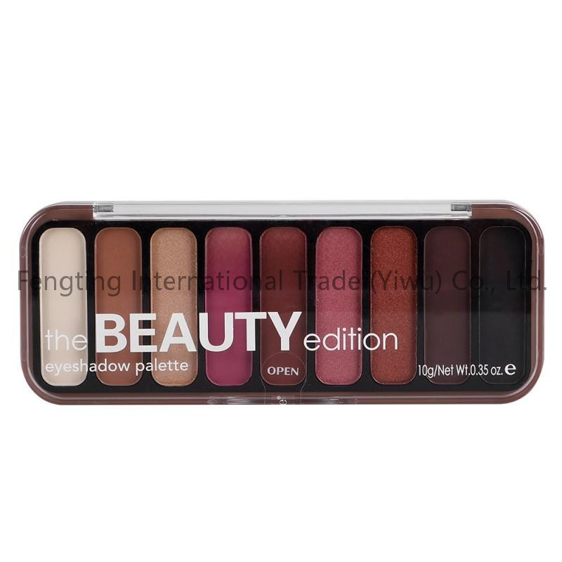 Glitter, Shimmer & Blinding Sparkle with Matte Nine-Color Eyeshadow Palette