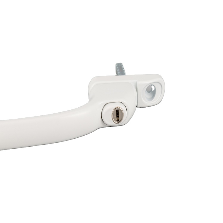 ISO9001 Aluminum Zamak White UPVC Window Door Pull Handle