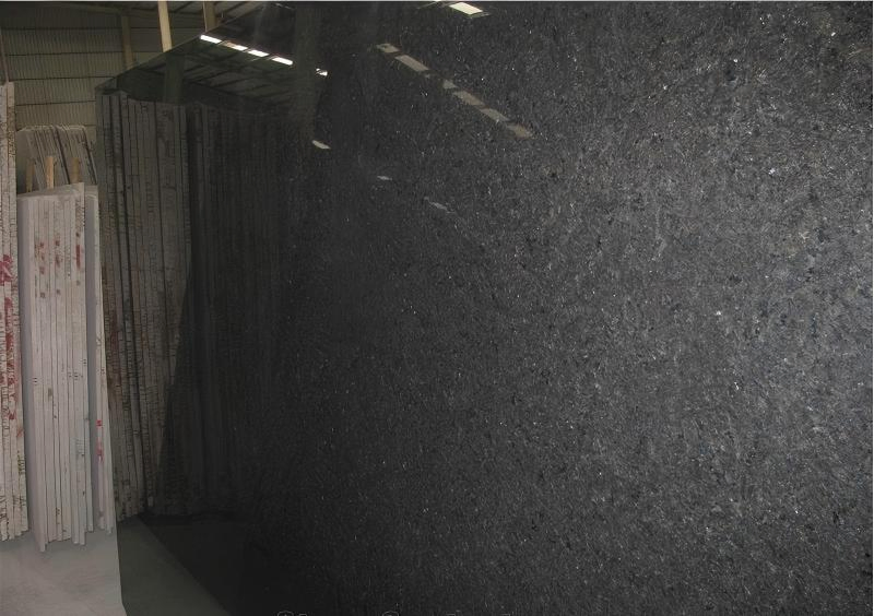 Black Pearl Indian Labrador Black Granite Slabs