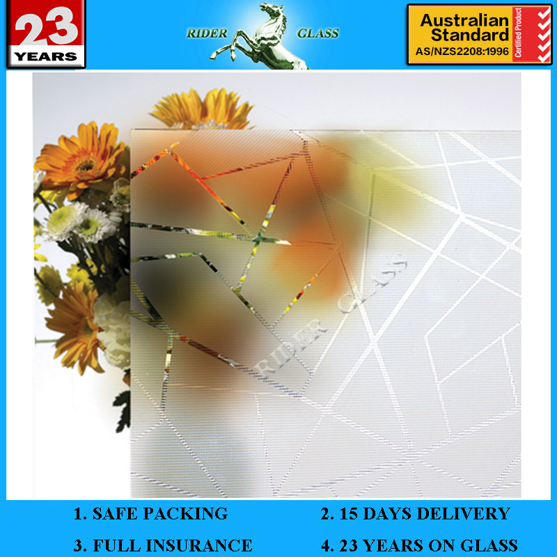 3-12mm Decorative Glass AS/NZS2208 and CE