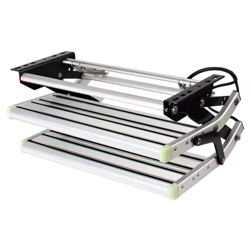 Top Quality Aluminum Alloy Material Electric Folding Single-Layer RV Caravan Trailer Step