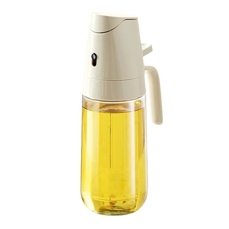 Food-Grade Leak-Proof Glass Dual-Function Atomizing Oil Spray Bottle for Home Kitchen