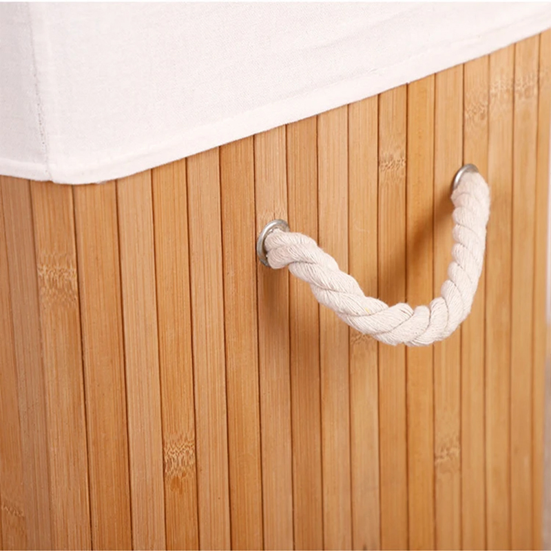 Foldable Style Biodegradable Bamboo Portable Laundry Basket Home Use Clothes Storage with Eco-Friendly Features