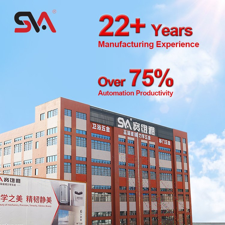 Stair Handrail Toughened Tempered Glass Fence SUS304 Round Glass Bracket