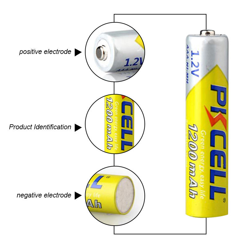 NiMH аккумулятор AAA 1.2V 1200mAh для фонариков