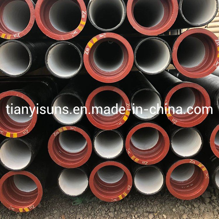 ISO 2531 K9 Factory Direct Sales Price Cement Lining Bitumen Coated Ductile Cast Iron Pipes