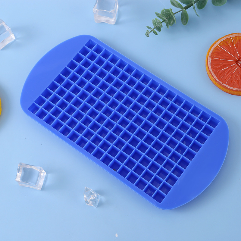 Food Grade Silicone 160 Cavities Whiskey Square Mini Ice Cube Tray Maker