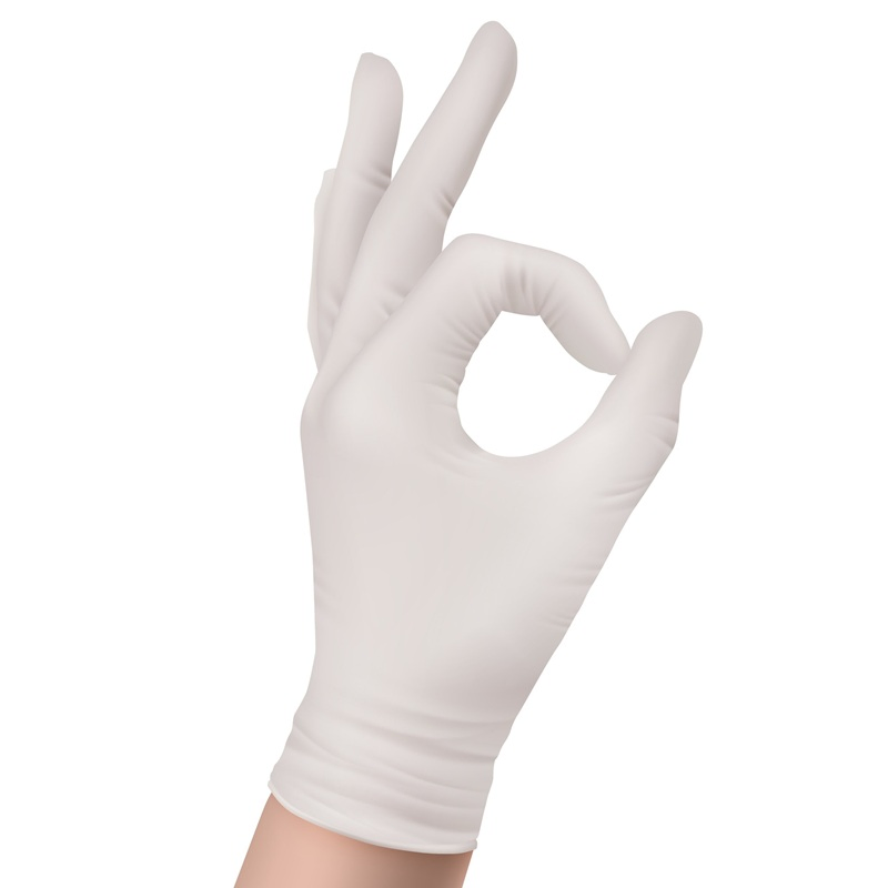 Powder Free Disposable Latex Gloves for Medical Examination and Procedure