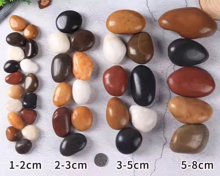 Factory Wholesale Quality River Pebble Stone Natural Decorative Cobble Pebbles